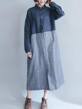 Comfortable Floral Printing Blouse Dress